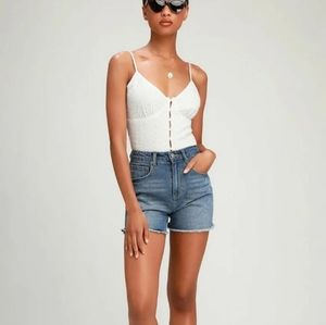 NWT- Lulus High Waisted Shorts size 29